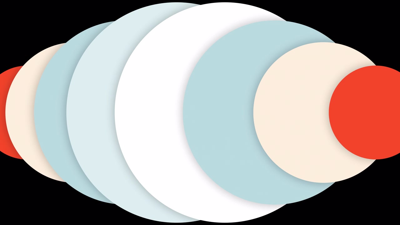 Dynamic Animation of Expanding and Contracting Geometric Circles