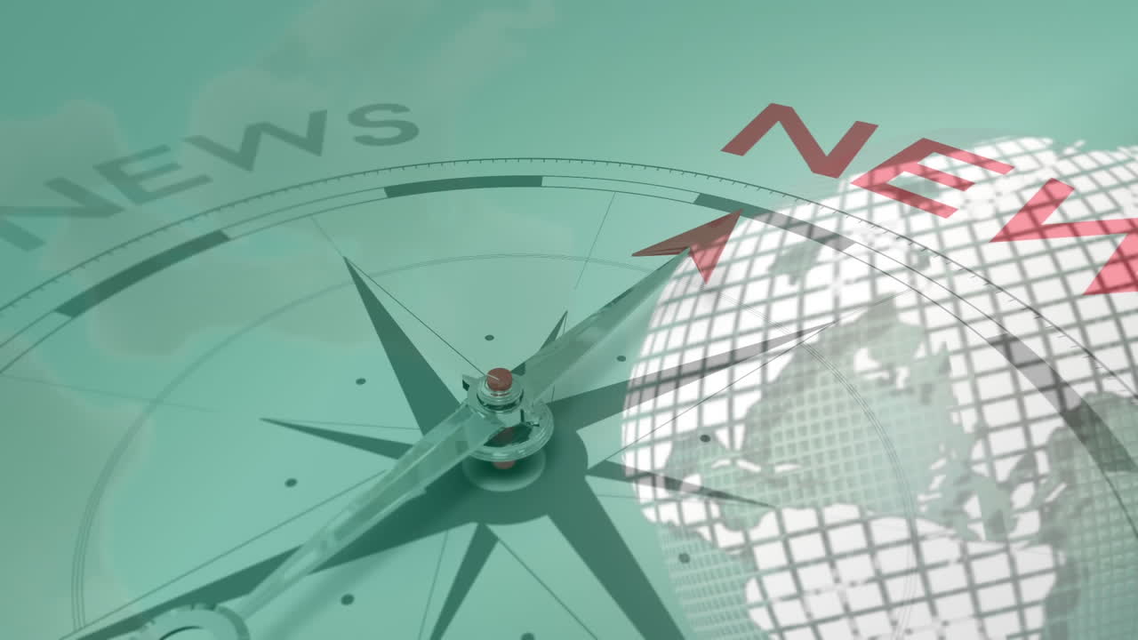 지구를 돌아다니는 나침반 뉴스