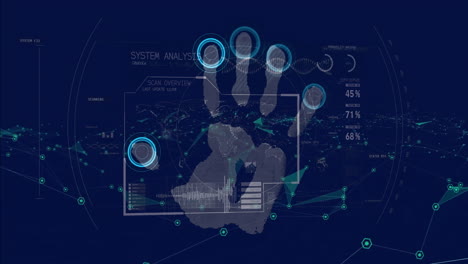 Animation-Der-Datenverarbeitung-Mit-Handabdruck-über-Formen