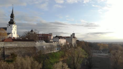 Panorama-of-Tallinn-Old-Town,-Estonia