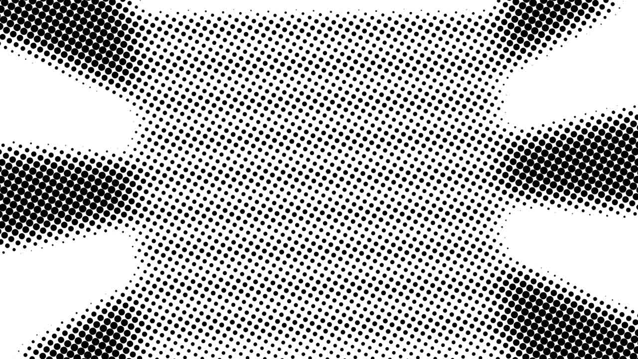 medio tono de muchos puntos, fondo abstracto generado por computadora, fondo de renderización 3d con efecto de ilusión óptica