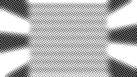 halve toon van veel punten, computer gegenereerde abstracte achtergrond, 3d-rendering achtergrond met optische illusie-effect