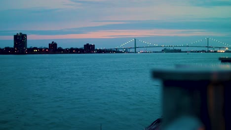 Ambassador-Bridge-over-River---Detroit-Michigan