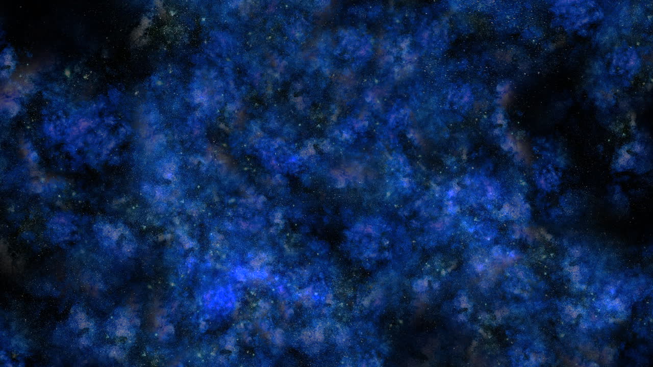Paesaggio blu etereo, profondità accattivanti di azzurro e ossidiana