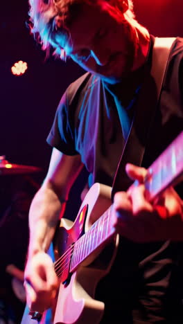 guitarist performing on stage