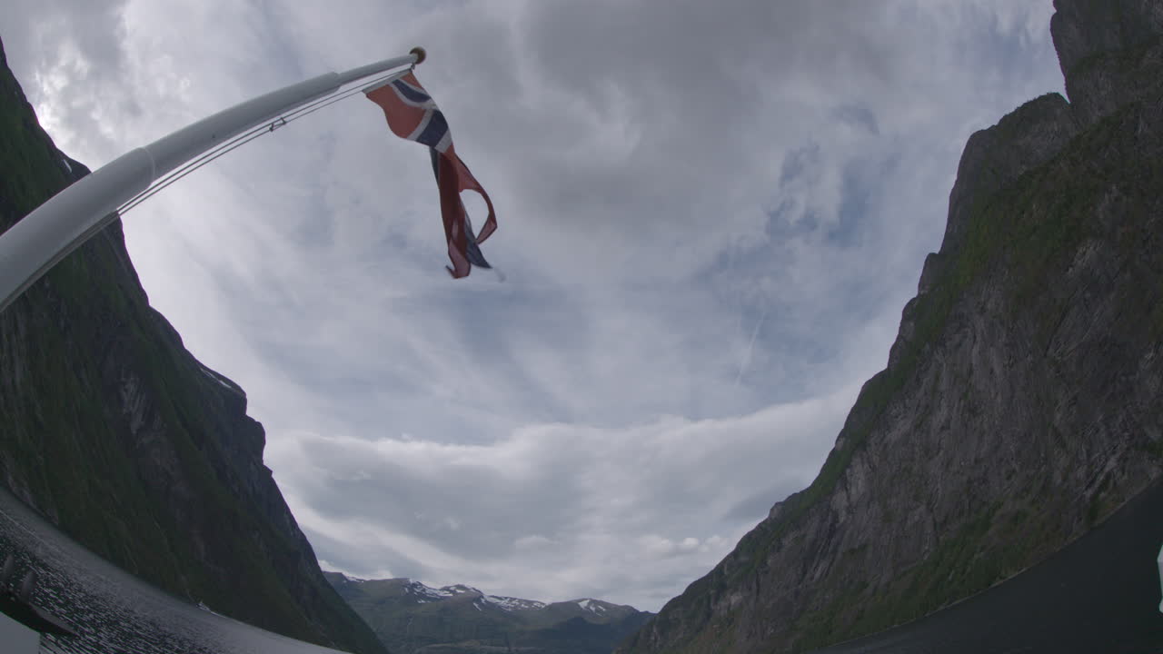 флаг норвегии 4k 00