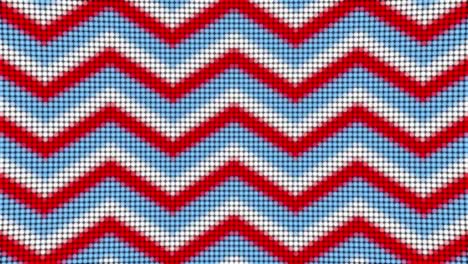zigzag rojo azul líneas blancas flechas led panel fondo animado