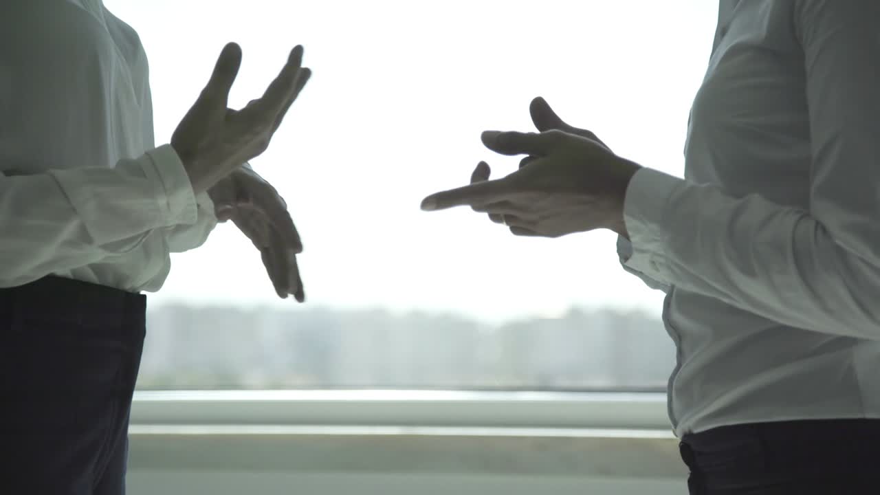 전문 사업가 여성의 손