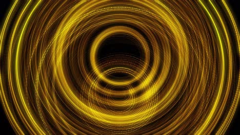 golden abstract spiral pattern