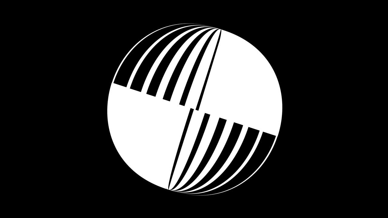 4K videomodel med stroboskopisk og hypnotisk effekt, i 16:9 videoformat