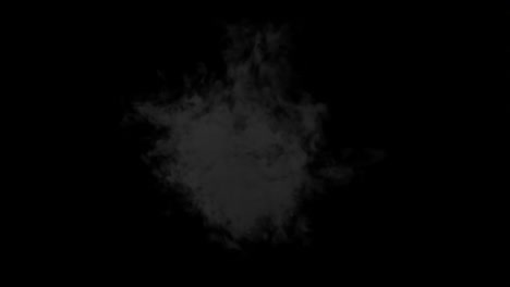 abstract smoke cloud visual effect