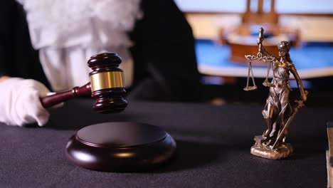a closeup of a judges gavel, highlighting its symbol of authority in a professional legal setting