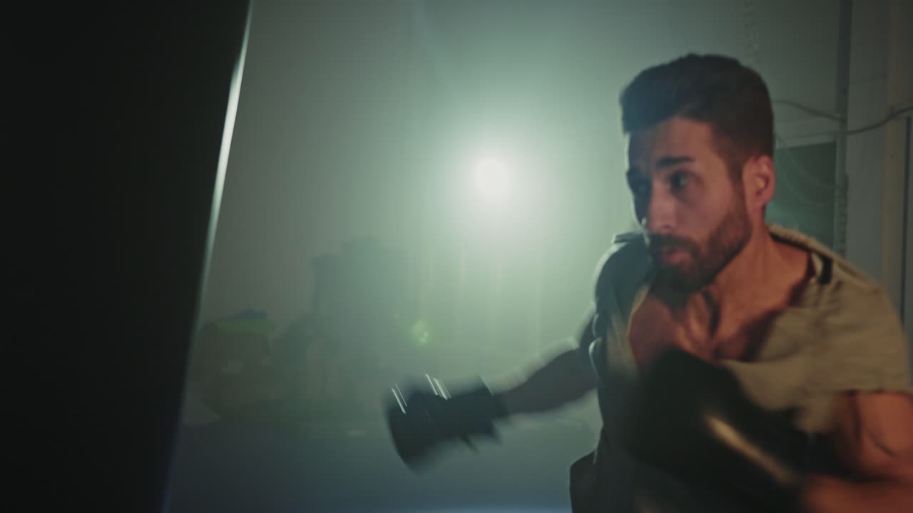 남자 권투 훈련