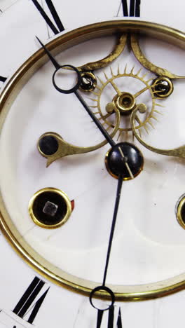 close-up of clock