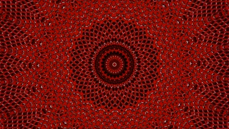 parallax effect. radial red snake skin background. snake skin texture closeup. 4k zoom in footage