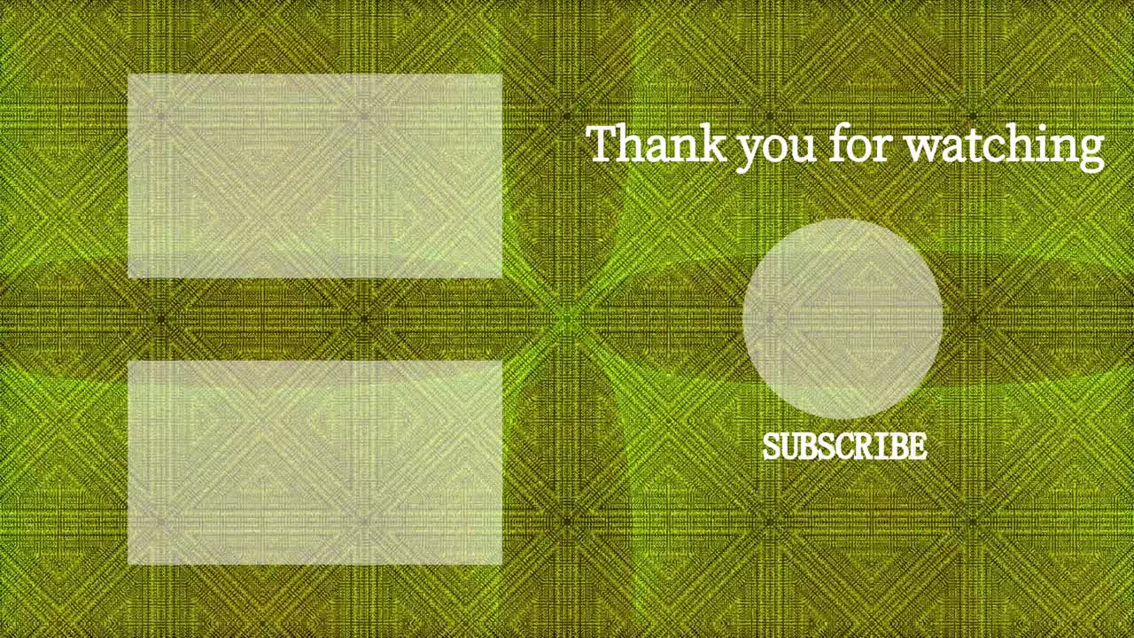 칼레이도스코프 패턴 엔드 카드 엔딩 스크린 모션 그래픽