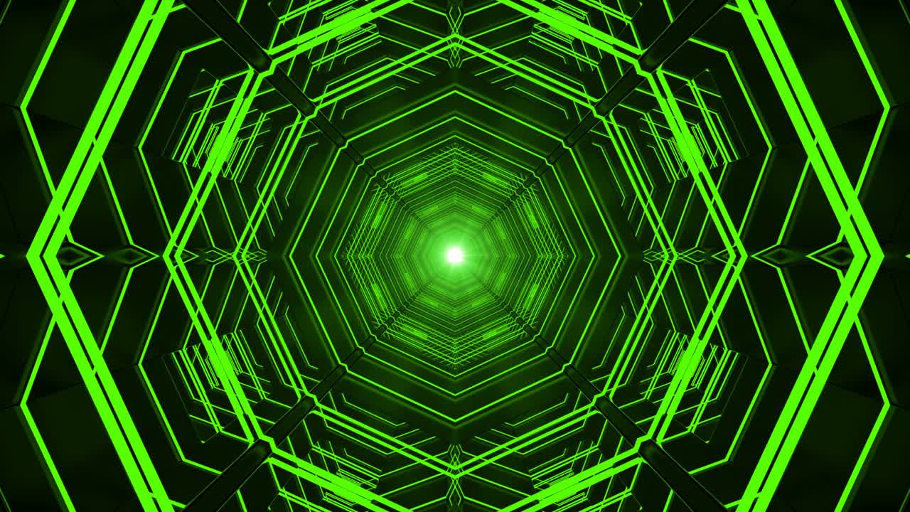 pasillo de fondo abstracto con bucle tecnológico