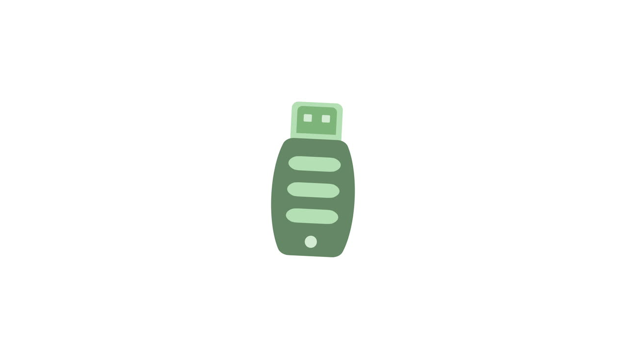 Animovaný USB flash disk – sestavení a rozložení