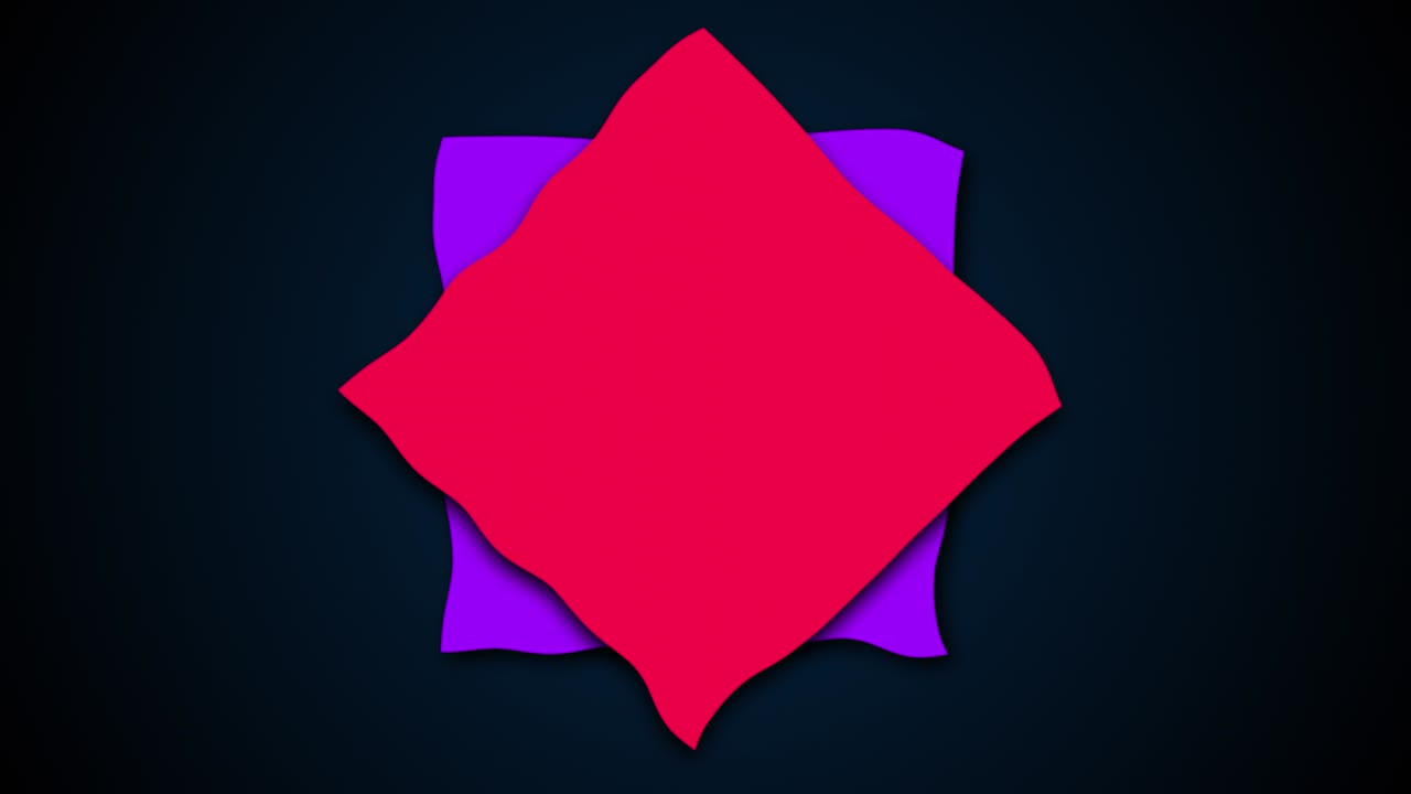 컴퓨터는 추상적인 웹 배경을 생성합니다. 액체 사각형 모양의 3d 렌더링