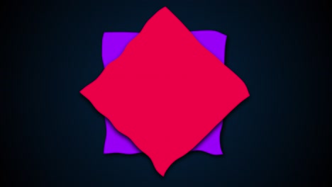 el ordenador generó un fondo web abstracto. renderización 3d de formas cuadradas líquidas
