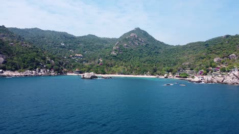 coastline at tanote bay, ko tao unfolds in picturesque panorama of beauty