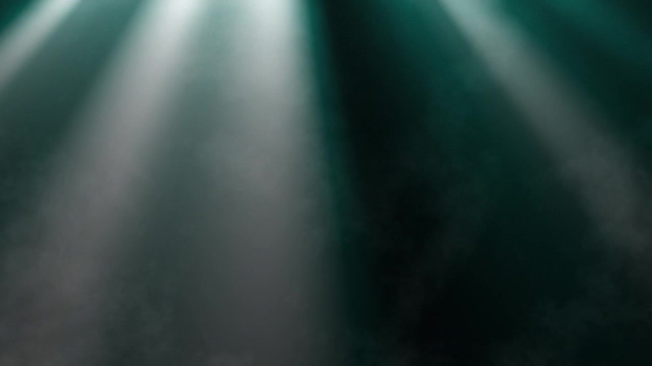 Abstract Background with Volumetric Light Beams and Fog