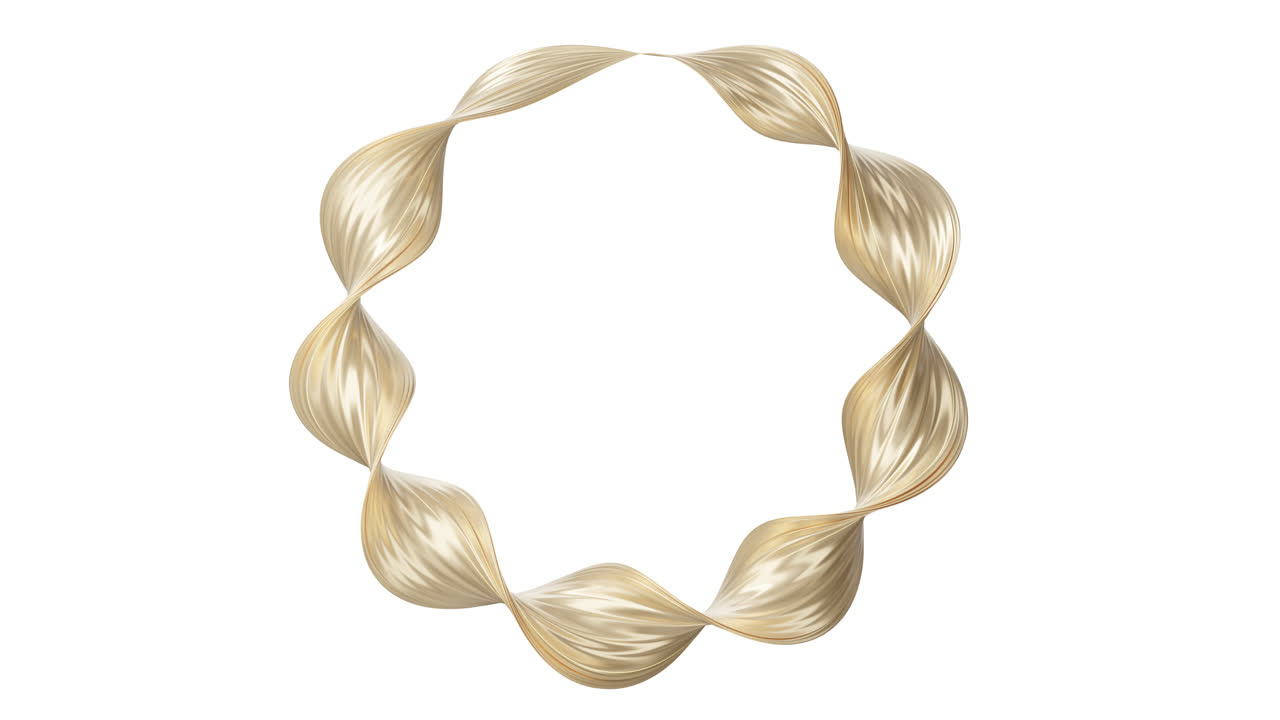 абстрактные текущие кривые линии с альфа-каналом, 3d-рендеринг.