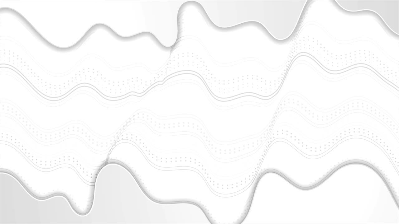 Abstract tech concept futuristic wavy video animation