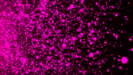 muchas pequeñas partículas violetas abstractas en el espacio, fondo abstracto generado por computadora