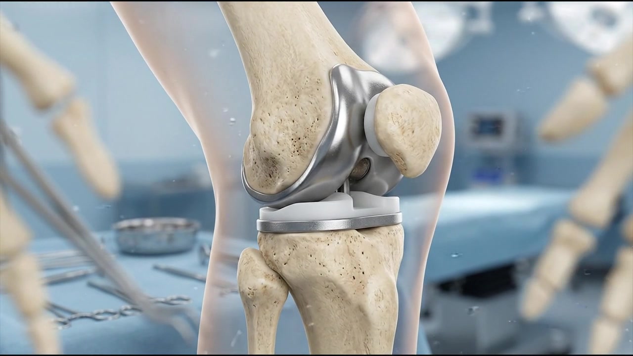 3D Medical Animation of Knee Joint Replacement Surgery