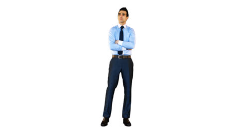 businessman standing with arms crossed