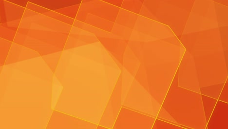 Rotating-cube-creates-looping-abstract-orange-background-animation