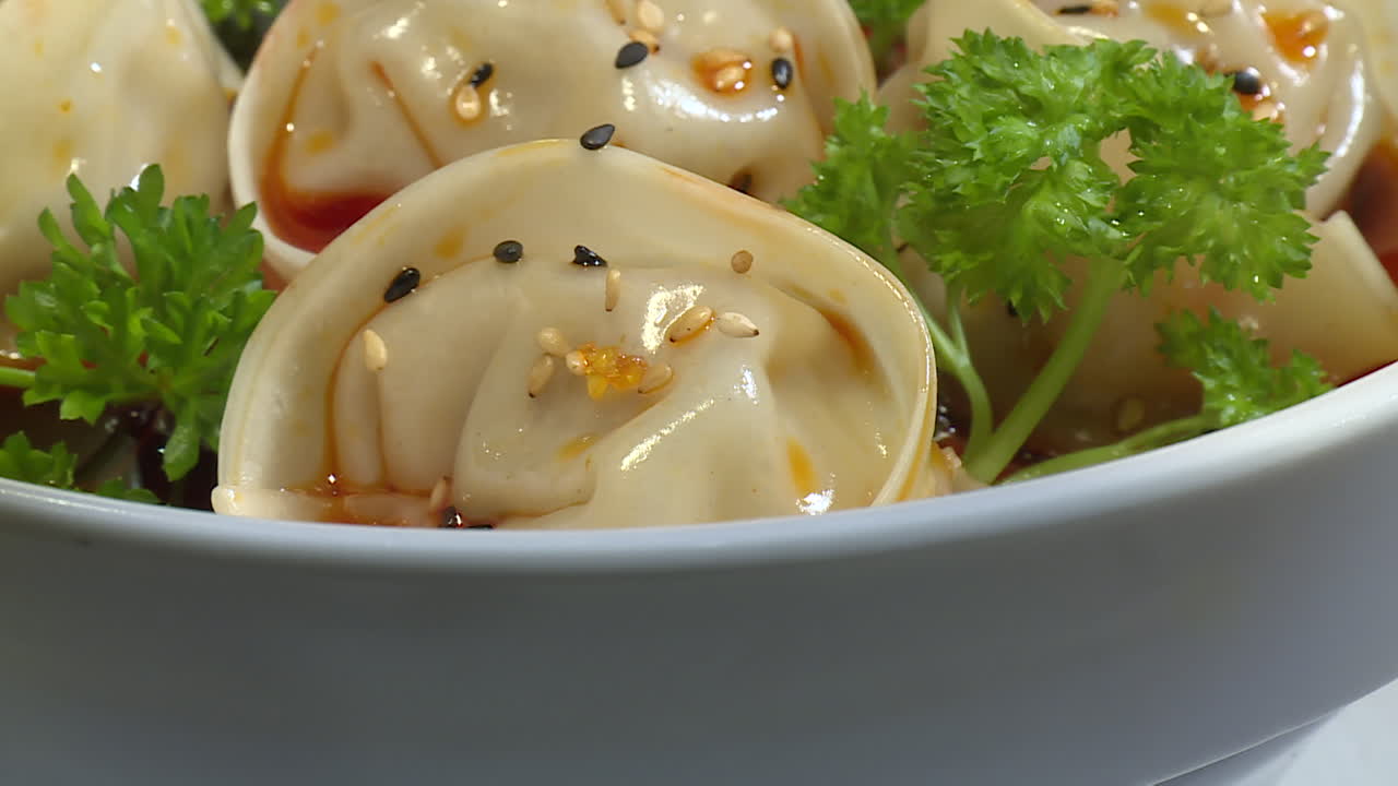Spicy Soup Dumplings in a Bowl