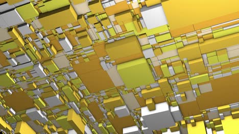 ilustración geométrica abstracta en tres dimensiones