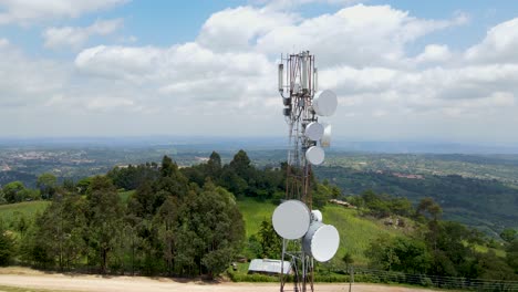 vista del cielo con drones