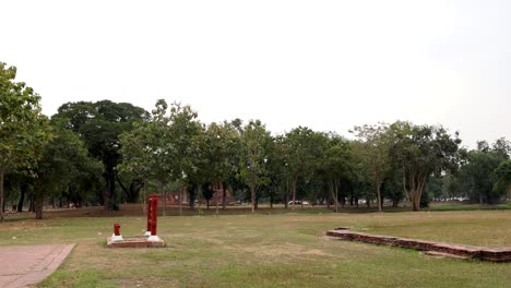 pagoda and surrounding park in ayutthaya, thailand