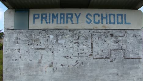 primary school at fanning island, kiribati