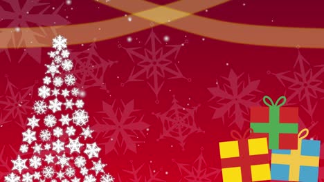 Snow light christmas Looping animated background. 1080p.mp4