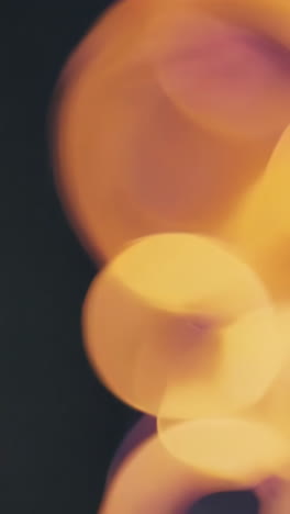abstract bokeh lights background with warm and cool tones