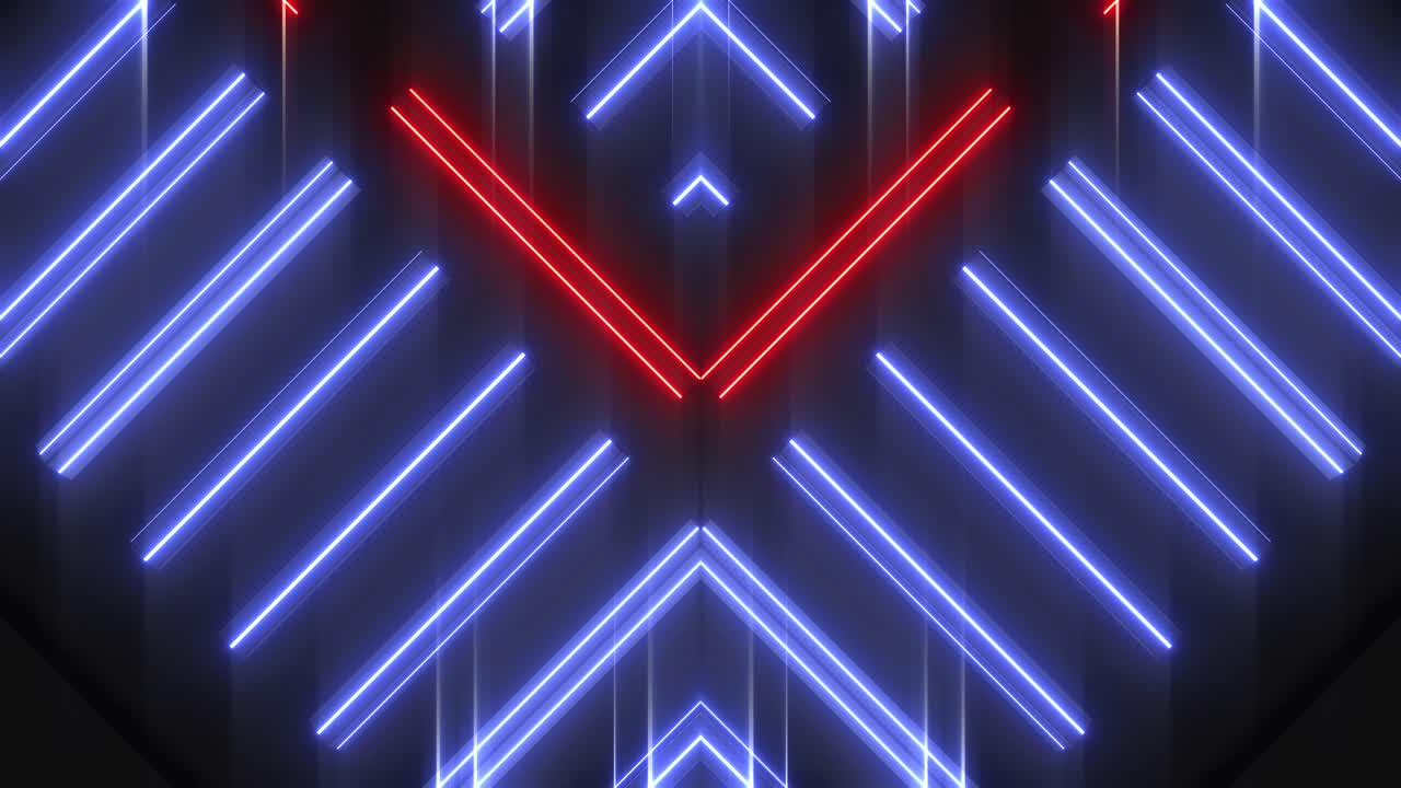 patrón geométrico de neón abstracto