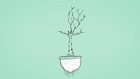 Animación-Del-árbol-Del-Dinero