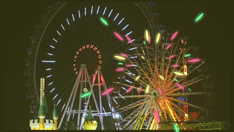 ferris wheel celebration effective background