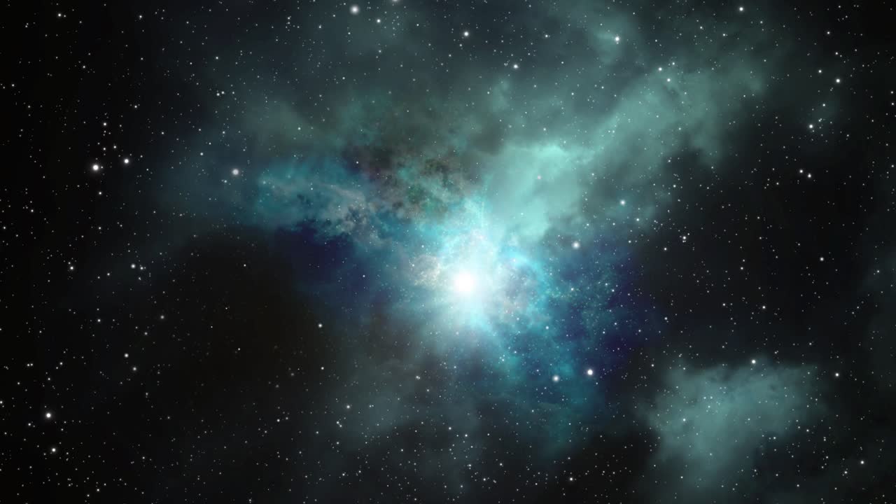 exploration towards a nebula in space