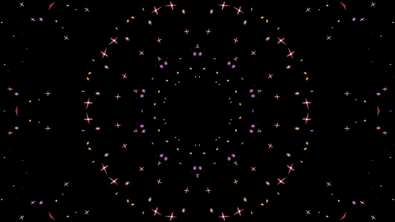 추상적인 칼레도스코프 빛나는 아름다운 은 파란 선 빛나는 빛의 움직임으로 부드러운 움직임