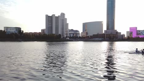 iset river sporting, kayaking in ekaterinburg, russia