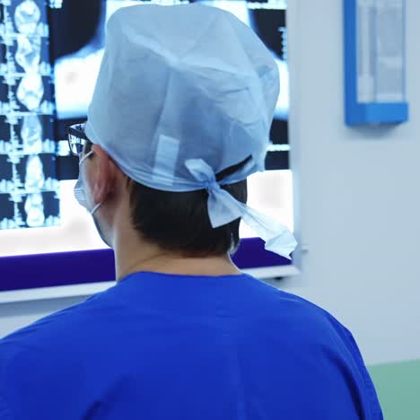 group of medical workers doing surgery