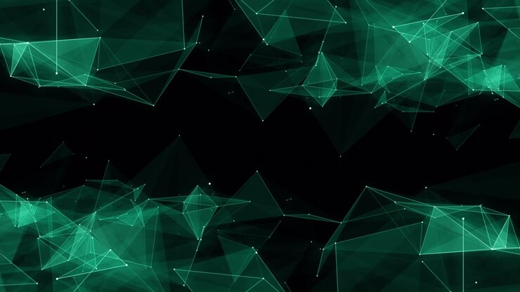 Plexus abstract network white technology science background loop