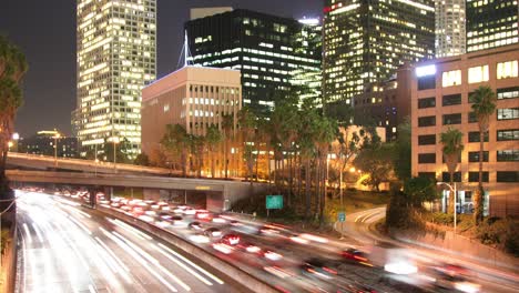 loopable time lapse traffic los angeles