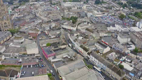 Rooftop-housing-of-Truro-Cornwall-England-aerial