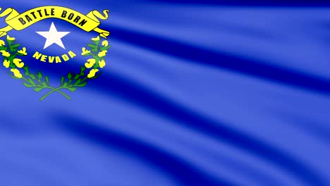 large looping animated flag of nevada